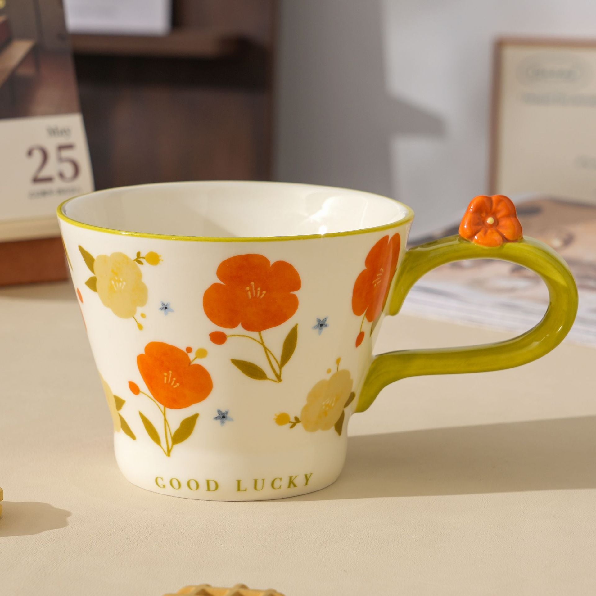Tulip Floral Ceramic Mug