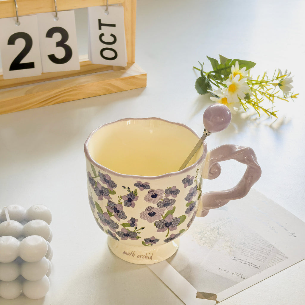 Moth Orchid Floral Mug