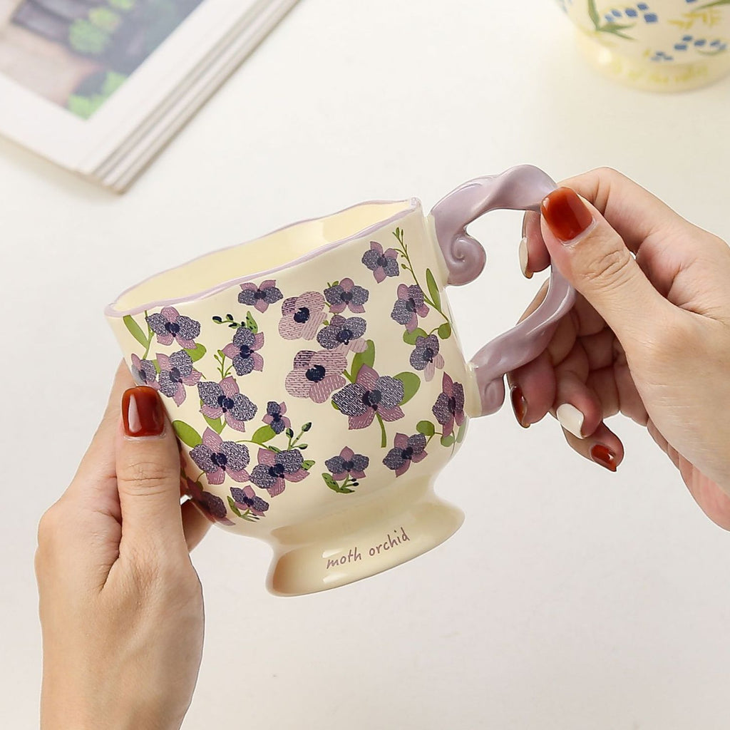 Moth Orchid Floral Mug