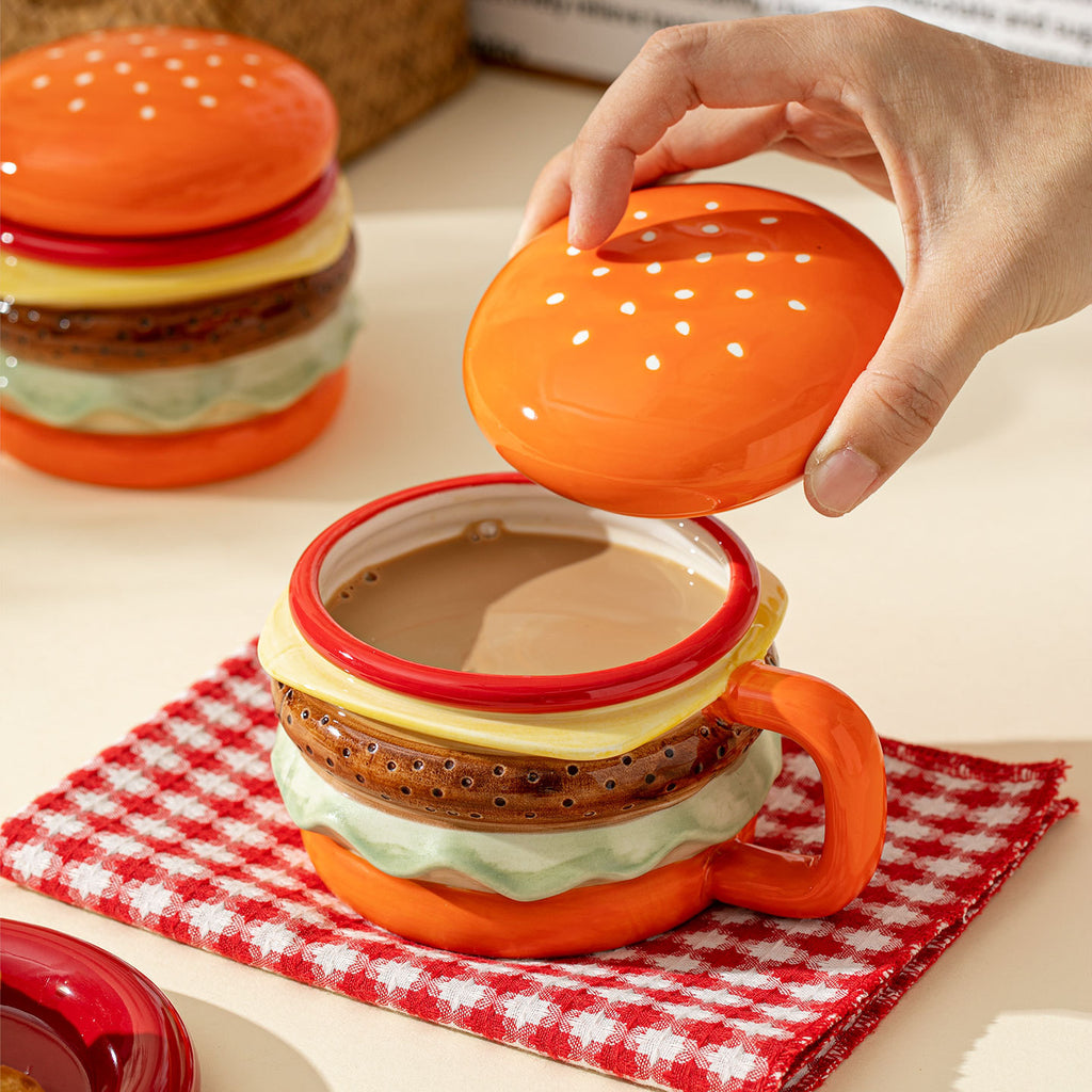 Burger Shaped Ceramic Mug