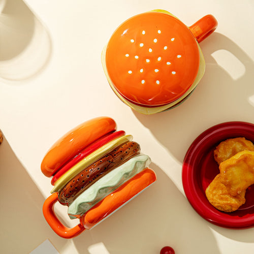 Burger Shaped Ceramic Mug
