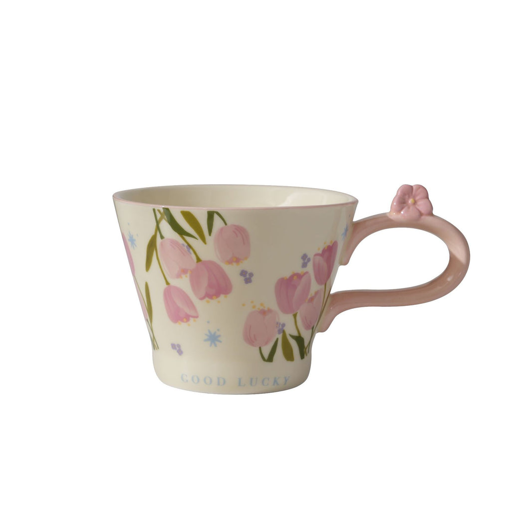 Tulip Floral Ceramic Mug