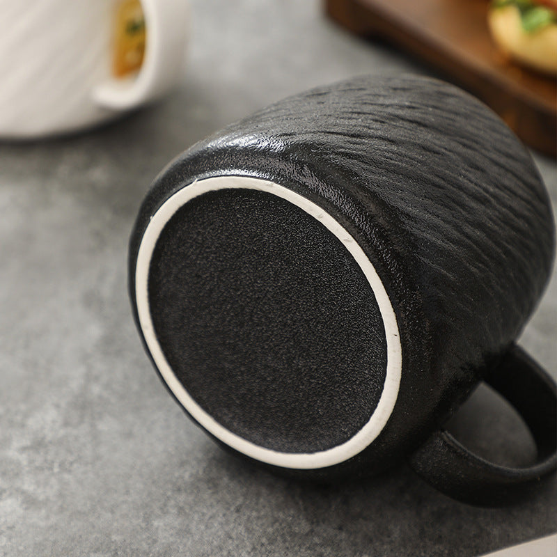 Diagonal Texture Ceramic Mug