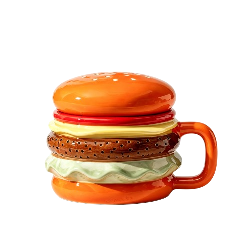 Burger Shaped Ceramic Mug